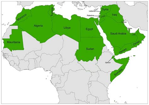 arab union map
